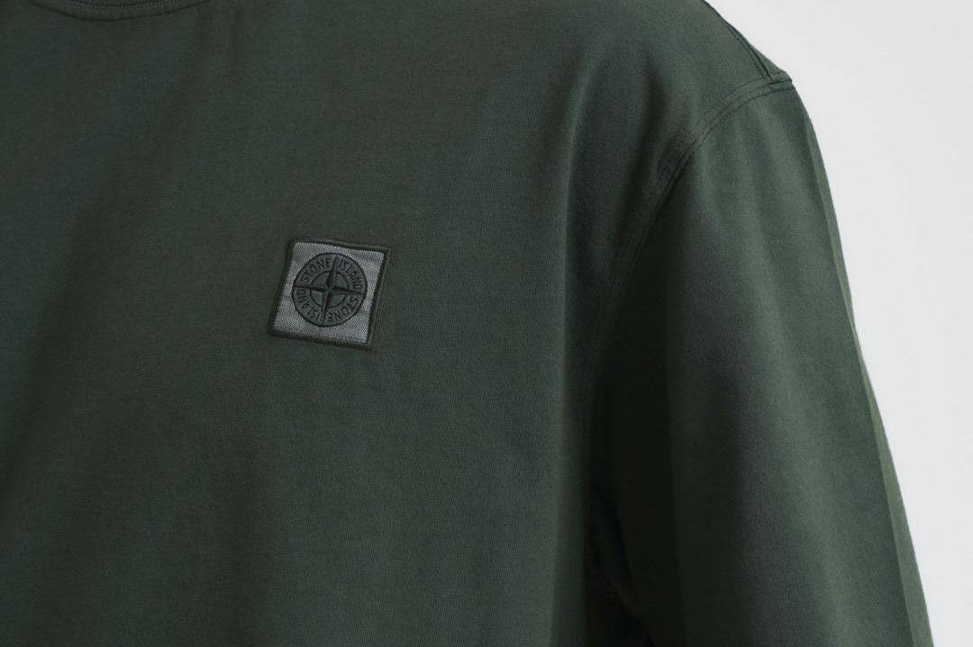 T-shirt uomo girocollo verde 2100025 S0115V005E STONE ISLAND 