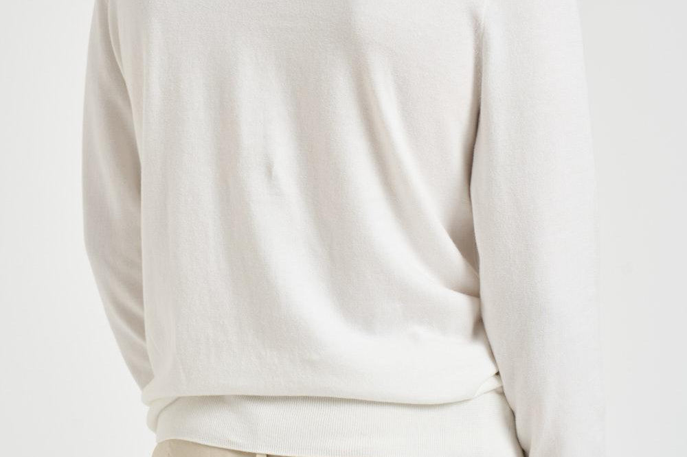 Maglia uomo girocollo bianca 710890558 506 RALPH LAUREN 