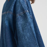 Camicia donna in denim scuro RENA ECLIPSE ICON DENIM 