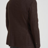 Giacca uomo monopetto in lana marrone 2884 555093 L.B.M. 