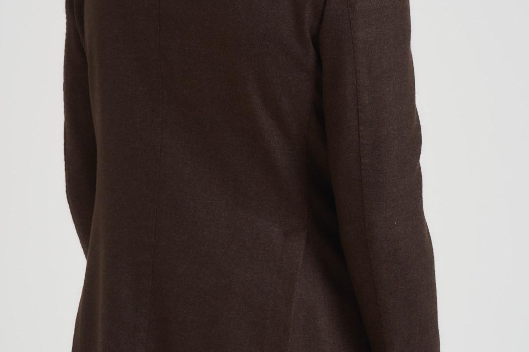 Giacca uomo monopetto in lana marrone 2884 555093 L.B.M. 