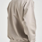 Felpa uomo girocollo grigio chiaro KS5450 LBROWN Y-3 