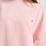 Felpa donna girocollo rosa 211A96258 002 RALPH LAUREN 