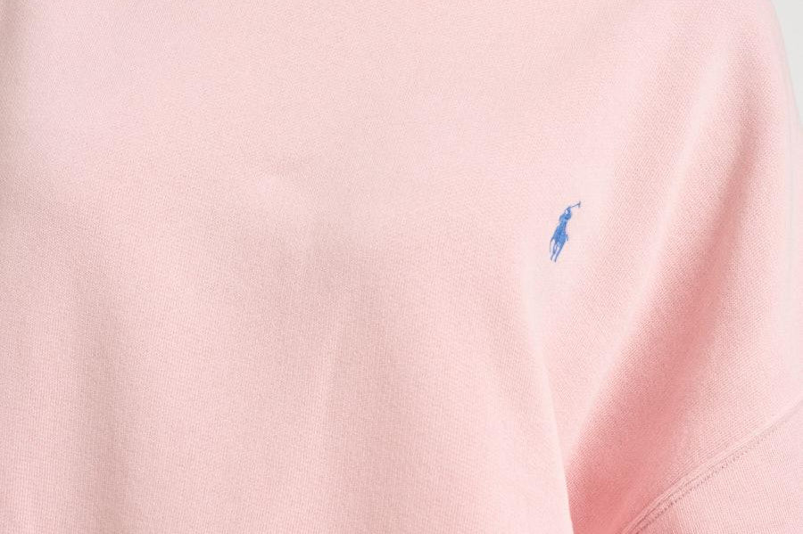 Felpa donna girocollo rosa 211A96258 002 RALPH LAUREN 