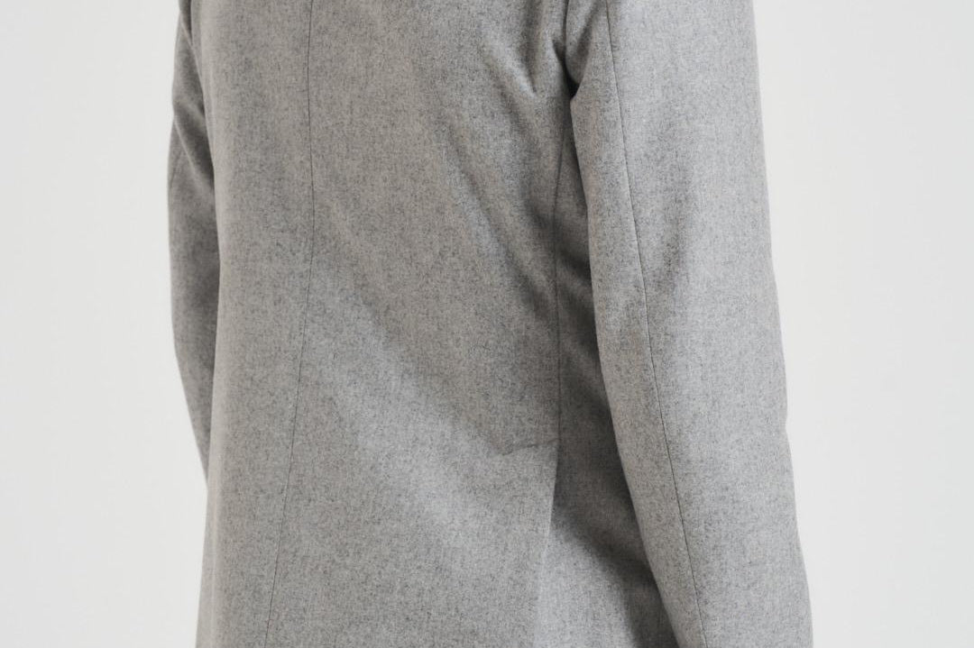 Giacca uomo doppiopetto in lana grigia 1SMC20K 070039P3041 TAGLIATORE 