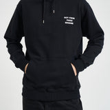 Felpa uomo con cappuccio nera HO162 CO127BL DROLE DE MONSIEUR 