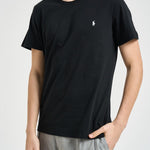 T-shirt uomo girocollo nera 714844756 006 RALPH LAUREN 