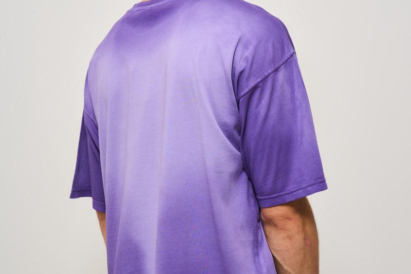 T-shirt uomo viola délavé A17627 OPKAL60P DIESEL 