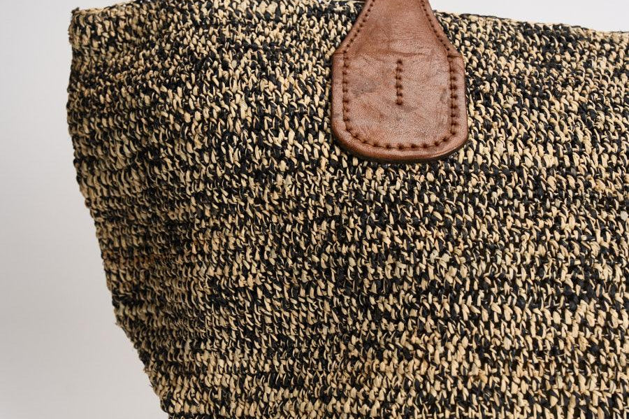 Borsa donna Tokyo in rafia marrone TOKYOII TIGA IBELIV 