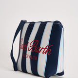 Pochette donna Aline a righe blu ALINE 07588L MC2 SAINT BARTH 