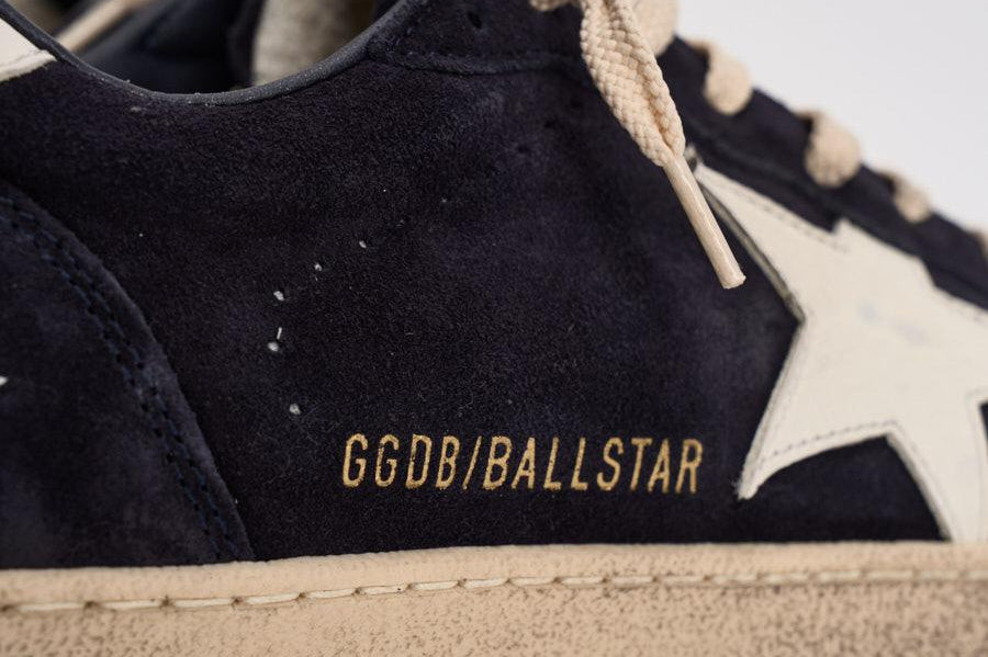 Sneakers uomo Ball Star in suede blu navy GMF00117 F00872150789 GOLDEN GOOSE 