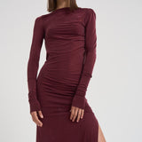 Abito lungo asimmetrico donna T180129A ROUGENOIR THE ANDAMANE 