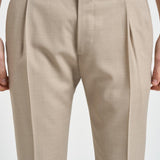 Pantalone uomo chino beige RETRO PO1383XDESERT BERWICH 