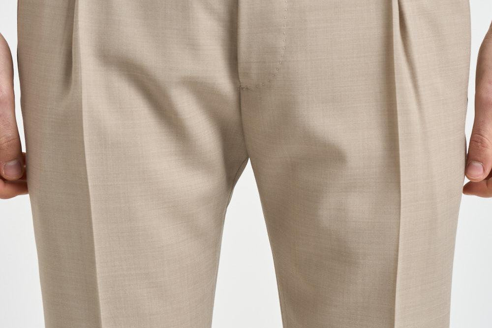 Pantalone uomo chino beige RETRO PO1383XDESERT BERWICH 