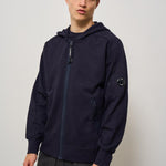 Felpa uomo con cappuccio blu SS025A 888 CP COMPANY 