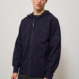 Felpa uomo con cappuccio blu SS025A 888 CP COMPANY 