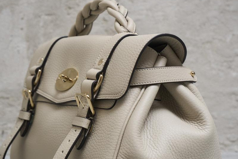 Borsa donna a mano grigio Alexa HH6746 736W160 MULBERRY 