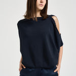 Maglia donna Anouk blu navy F6SA46 N08 LIVIANA CONTI 
