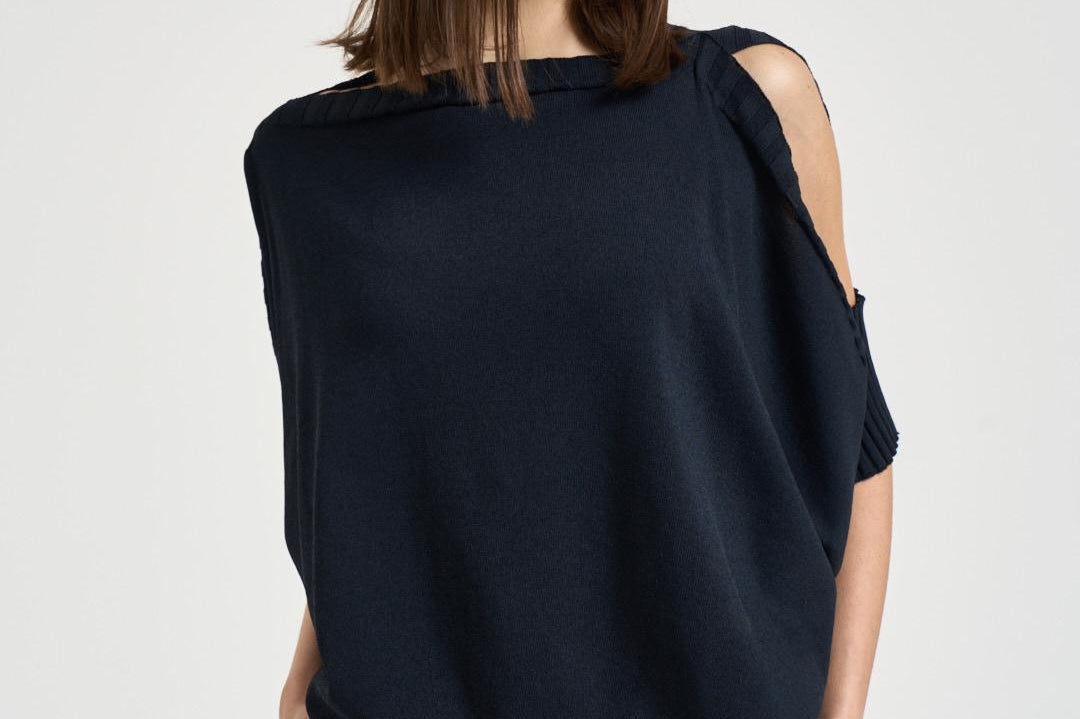 Maglia donna Anouk blu navy F6SA46 N08 LIVIANA CONTI 