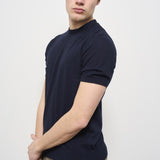 T-shirt uomo girocollo blu AU1020C 1001 ALPHA STUDIO 