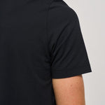 T-shirt uomo girocollo nera AU1330C 1002 ALPHA STUDIO 