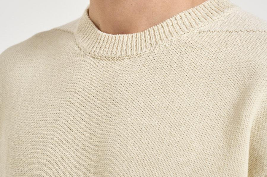 Maglia uomo girocollo panna 5100043 S00XGV0M93 STONE ISLAND 