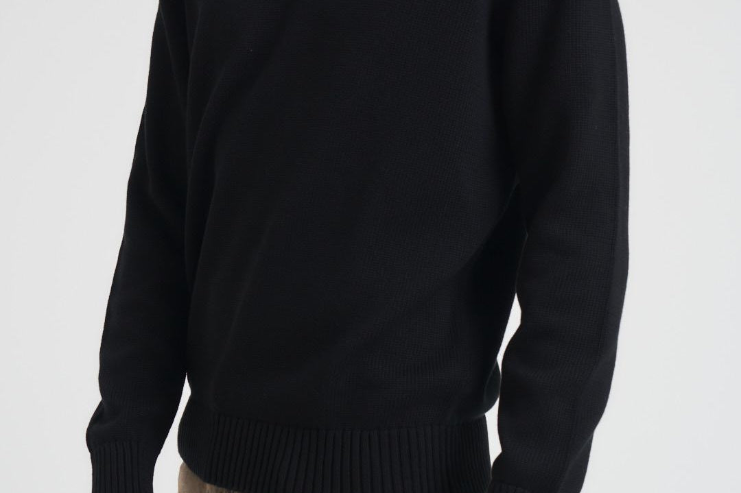 Maglia uomo in cotone nera 710810846 020 RALPH LAUREN 