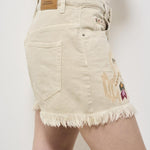 Bermuda donna Lesia in denim ecru SH0001FE C1H02E23EC MARANT ETOILE 