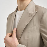 Abito uomo doppiopetto beige GHERIPO 30010843 BRIGLIA 
