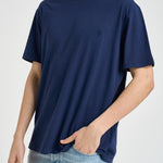 T-shirt uomo girocollo blu 710B23304 004 RALPH LAUREN 