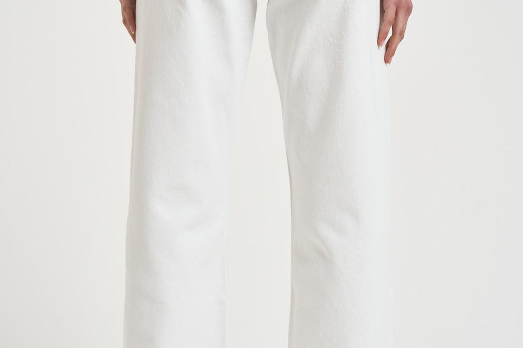 Jeans donna low rise in denim bianco A260 1183MARSHMALLOW AGOLDE 