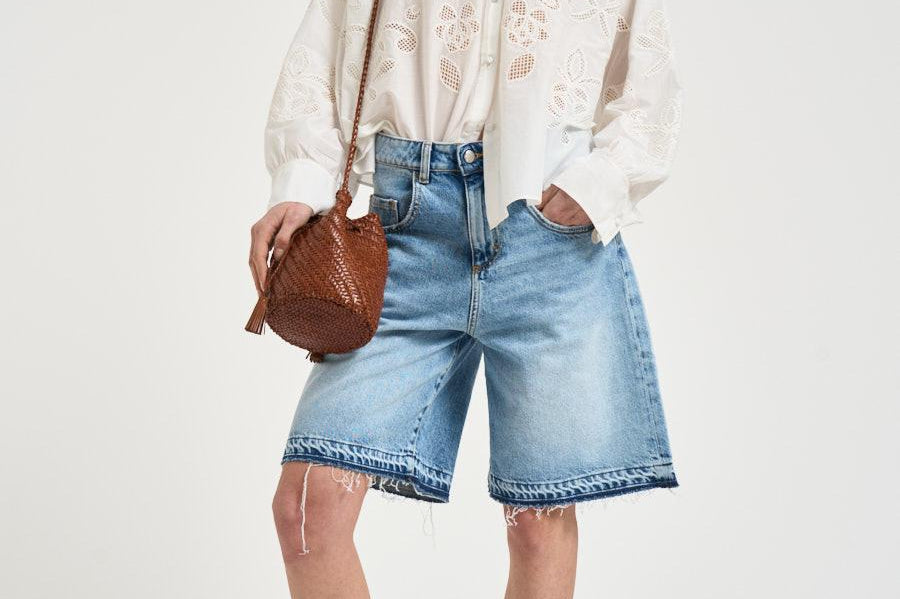 Camicia donna Lunamaris bohemienne bianca 14599 avorio0038 FORTE FORTE 