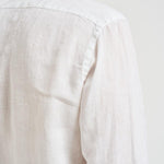 Camicia uomo in lino bianca J66TNP UA1 ACCADEMIE TESSILI 