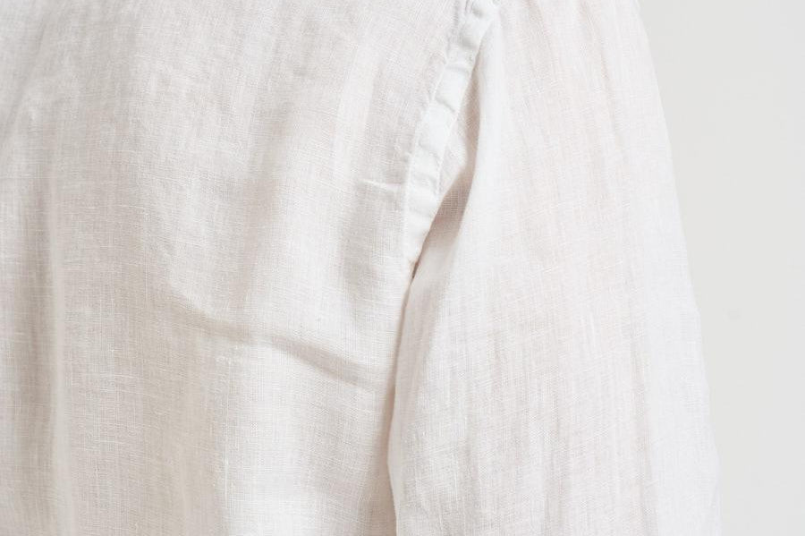 Camicia uomo in lino bianca J66TNP UA1 ACCADEMIE TESSILI 
