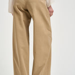 Pantalone donna dritto beige NAN24 BEIGE NINE IN THE MORNING 