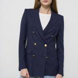 Giacca donna blu doppiopetto J Parigi JPARIGI10B 340159EB849 TAGLIATORE 