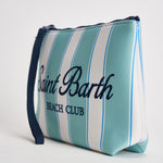 Pochette donna Aline a righe celeste e bianca ALINE 00606L MC2 SAINT BARTH 