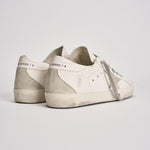 Sneakers donna Super Star bianca e grigia GWF00102 F00468510276 GOLDEN GOOSE 
