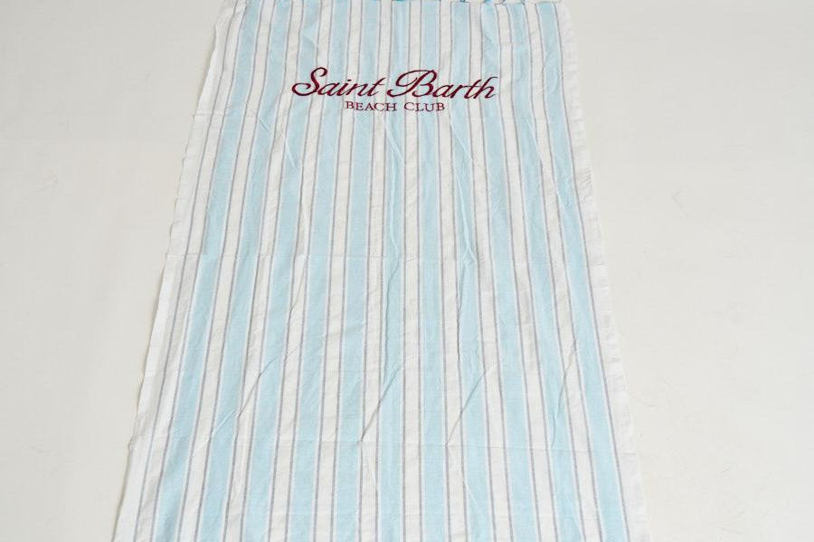Telo mare Foutas Light celeste e bianco FOUL002 3345 MC2 SAINT BARTH 