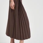 Gonna donna midi Summy tortora 101950 D9490641 INCOTEX 