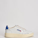 Sneakers uomo Medalist Low bianca e celeste AULM DL01 AUTRY 