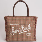 Borsa donna Vanity pied de poule marrone VANITY PDP45 MC2 SAINT BARTH 