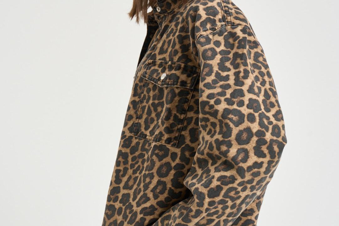 Giacca donna Paxton animalier 12096 MTL59BLACKLEOPARD ANINE BING 