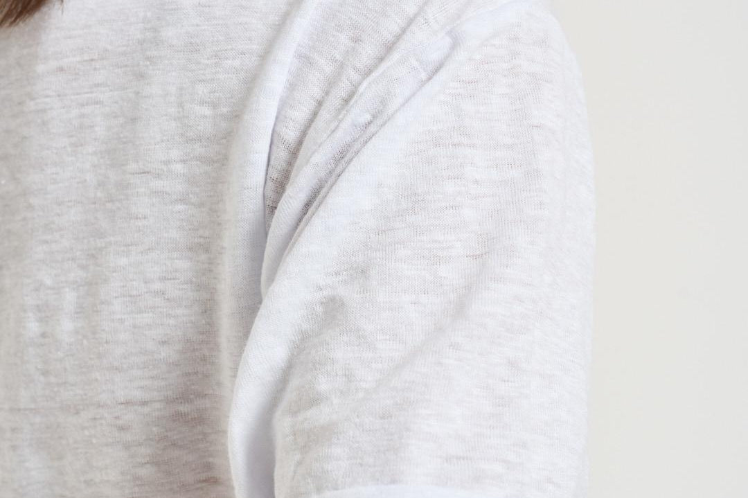 T-shirt donna Koldia girocollo in lino bianca TS0315FB A1N10EWHLG MARANT ETOILE 