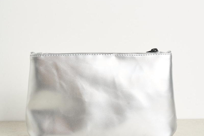 Pochette donna argento laminata 15600 51 RAINS 