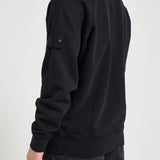 Felpa uomo girocollo nera 6100028 S0F42V0029 STONE ISLAND 