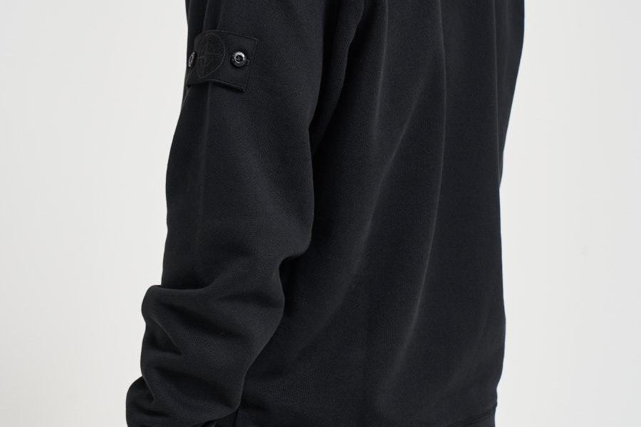 Felpa uomo girocollo nera 6100028 S0F42V0029 STONE ISLAND 