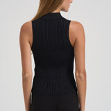 Top a coste scollo a V donna KENZIE BLACK IRO 