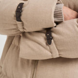 Piumino donna midi trapuntato beige PI002104D 1985 HERNO 