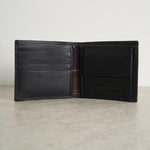 Portacarte uomo nero dettaglio tartan MLG0060 BK11 BARBOUR 